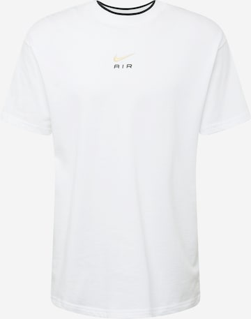 Nike Sportswear Тениска 'AIR' в бяло: отпред