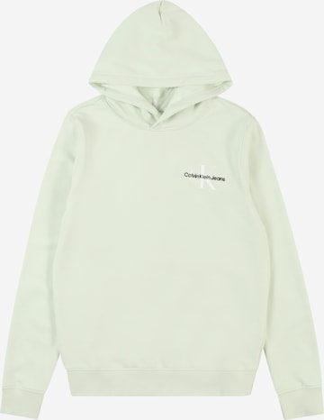 Calvin Klein Jeans Sweatshirt in Green: front