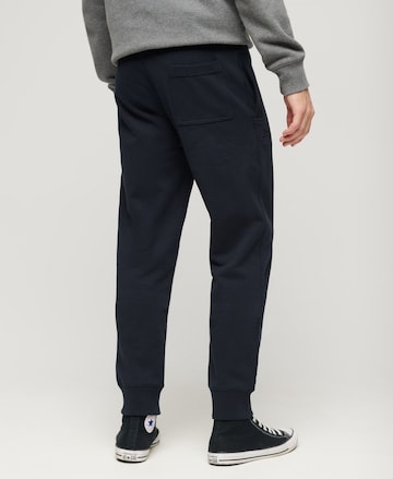 Superdry Tapered Pants 'Essential' in Blue