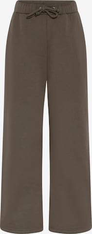 Girlfriend Collective Regular Housut ' Millie ' värissä ruskea: etupuoli