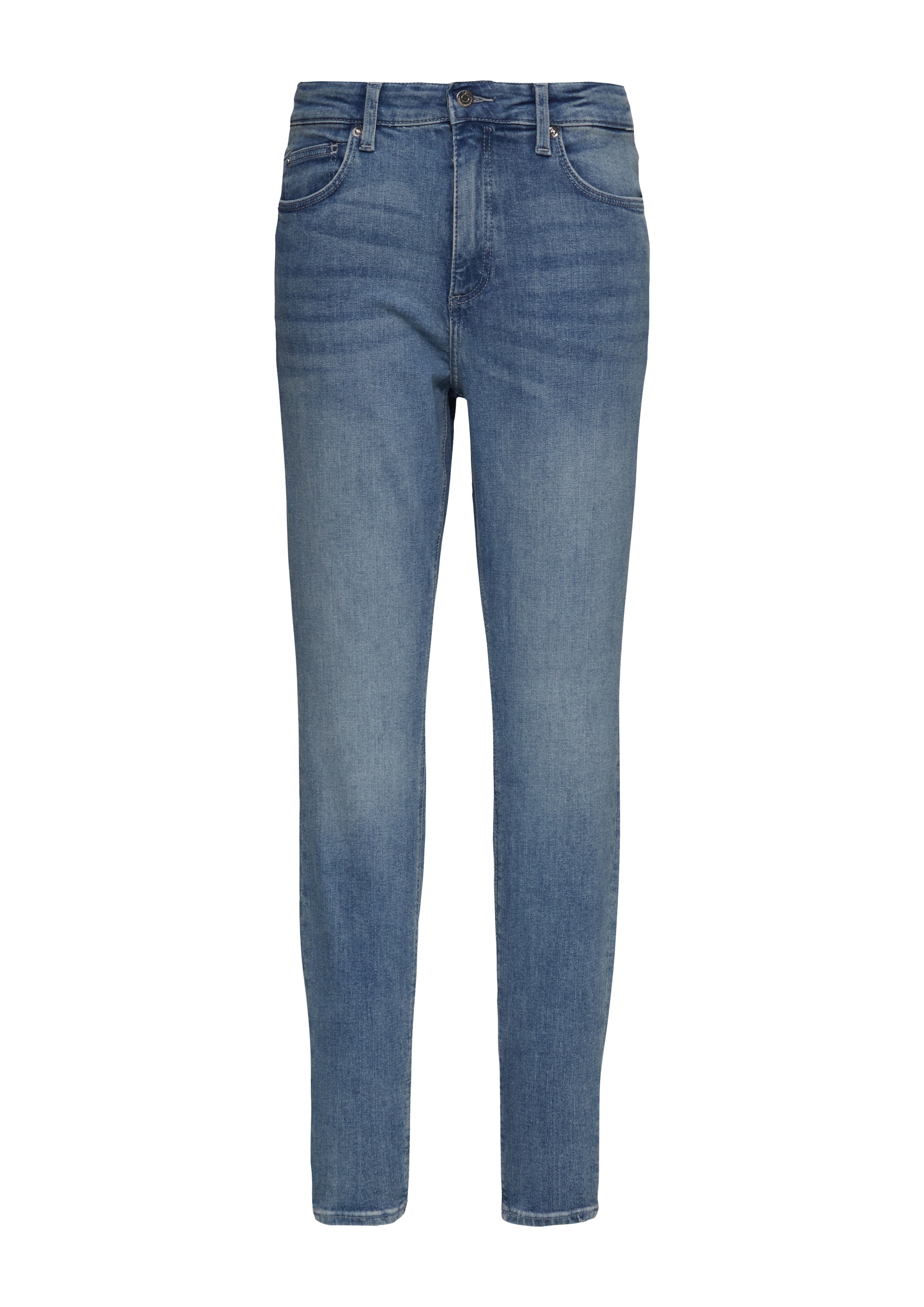 Skinny Jean 'Sadie' QS en bleu : devant