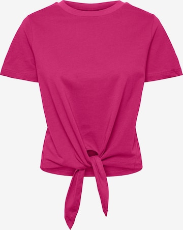PIECES - Camisa 'TIA' em rosa: frente