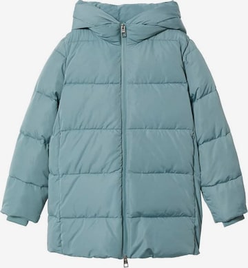 MANGO Winter Jacket 'Tokyo' in Blue: front