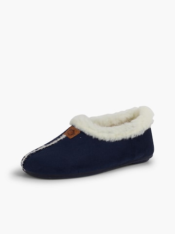 Pantoufle Pisamonas en bleu : devant