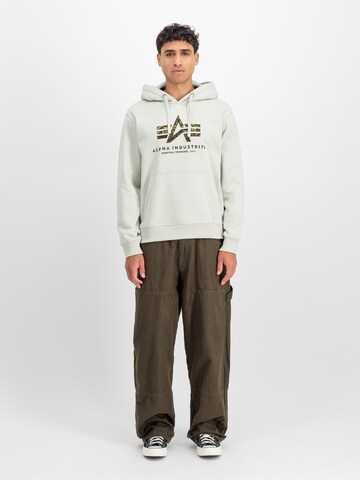 Sweat-shirt ALPHA INDUSTRIES en gris