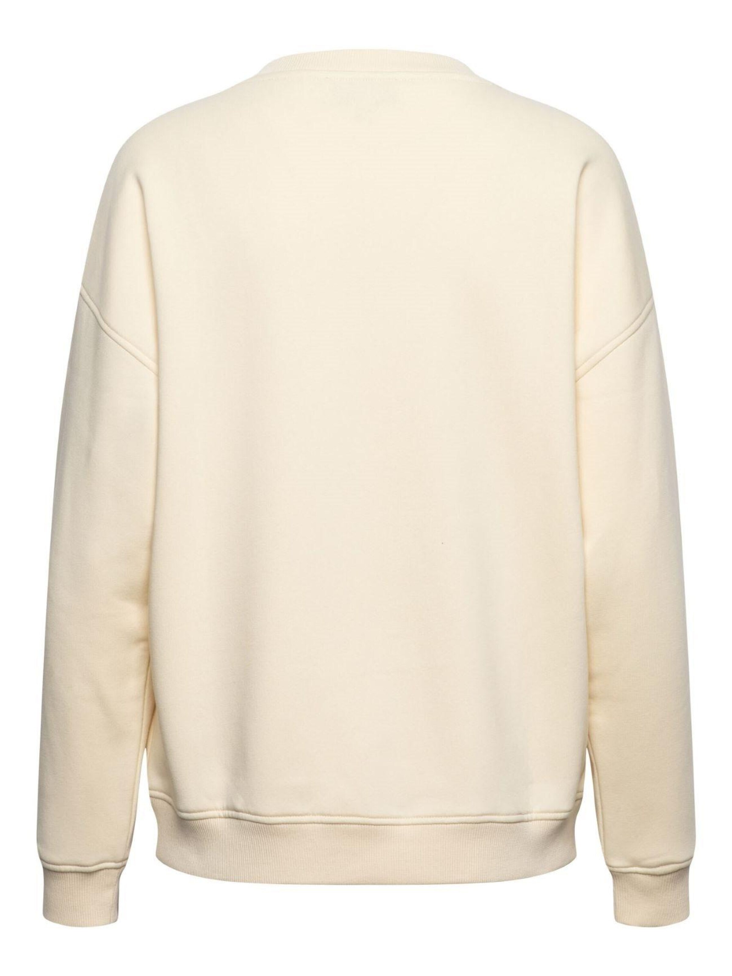 &co woman Sweatshirt 'Le Marais Vanilla' in White