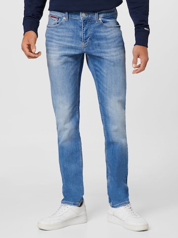 Tommy Jeans Jeans 'SCANTON' in Blauw: voorkant