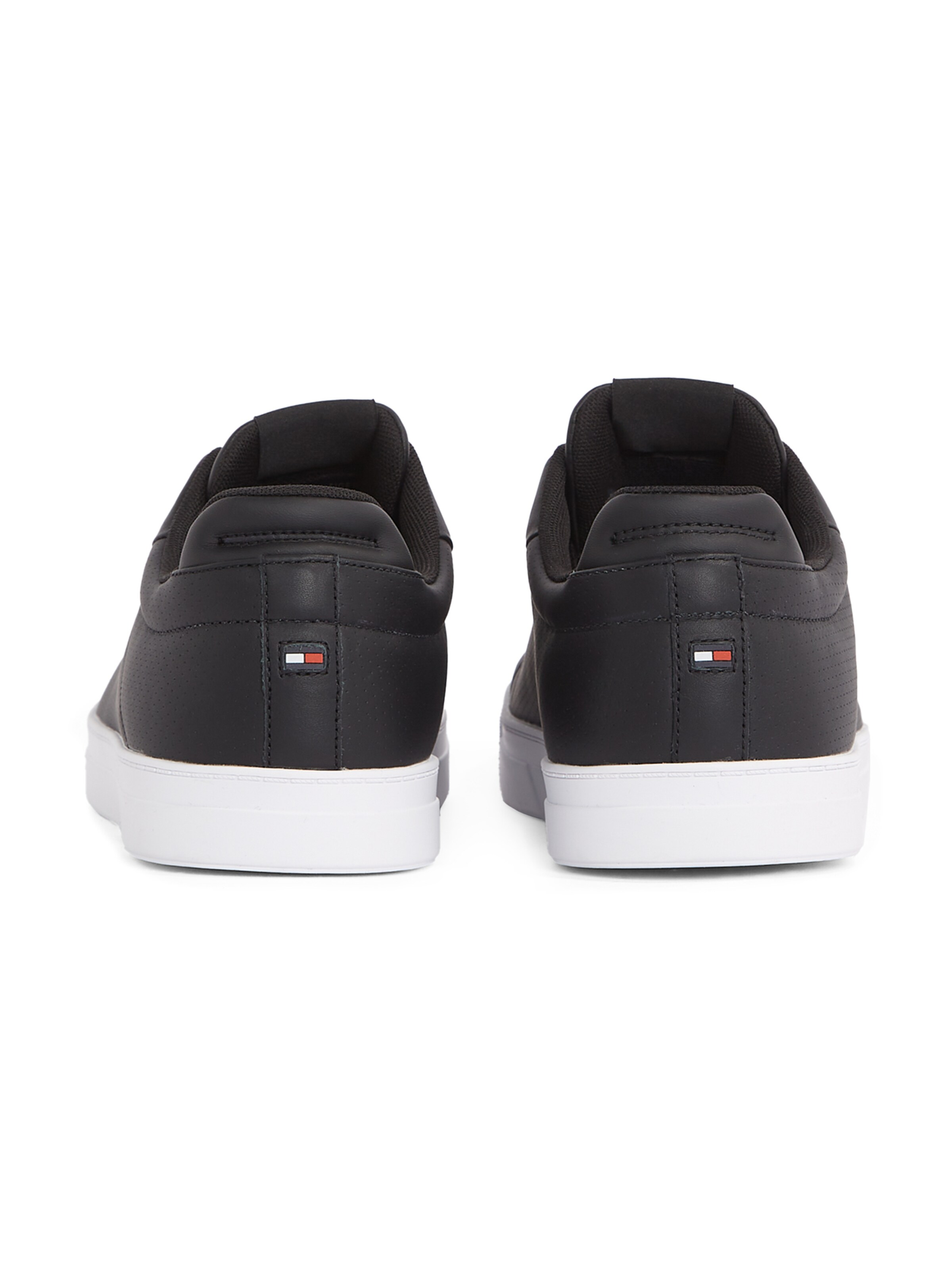 Baskets basses 'Icon Court' TOMMY HILFIGER en noir