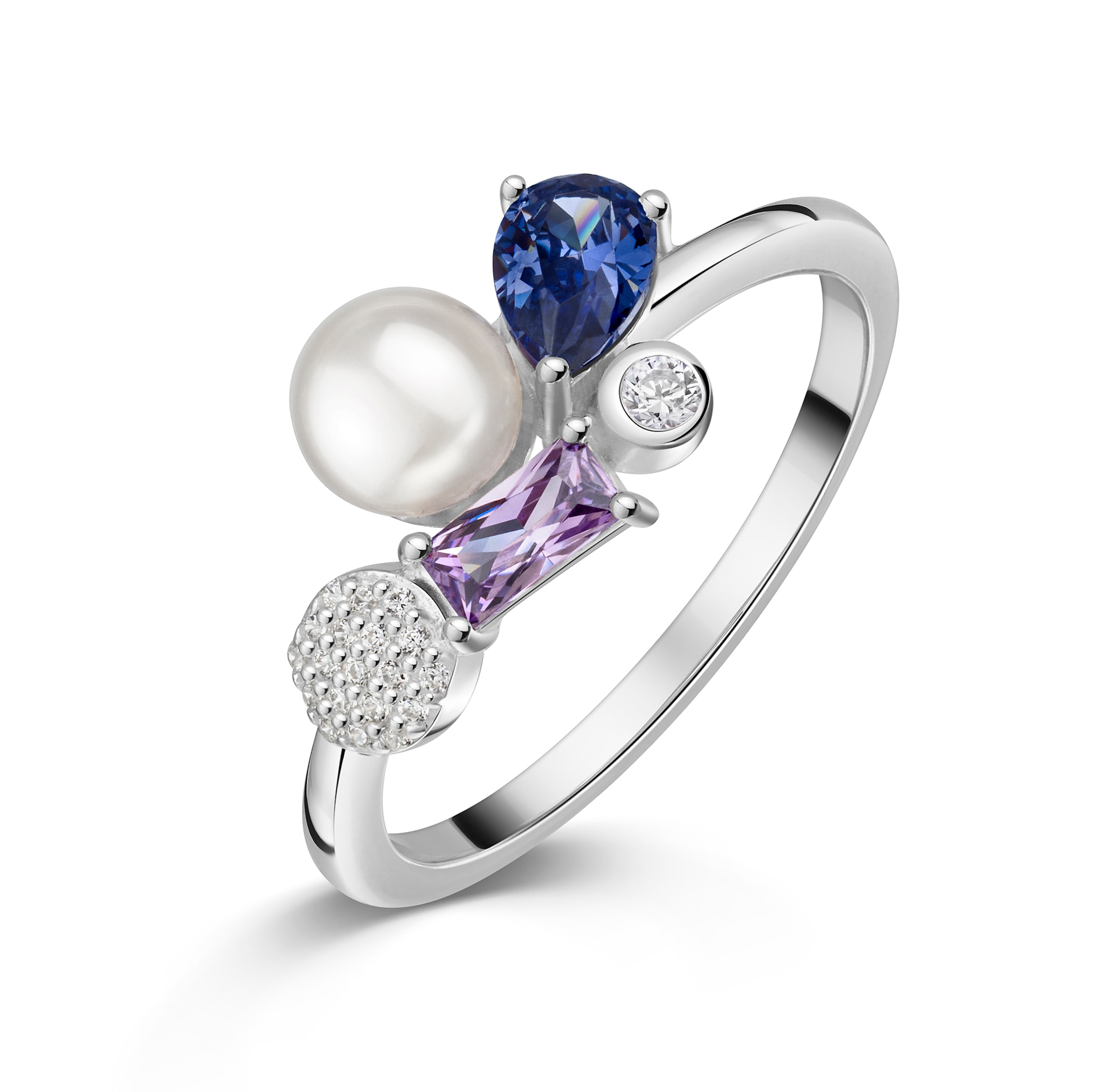 FIRETTI Ring in Silber: Vorderseite