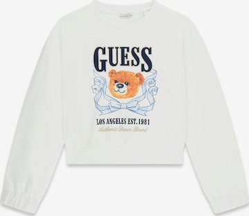 GUESS Collegepaita värissä valkoinen: etupuoli