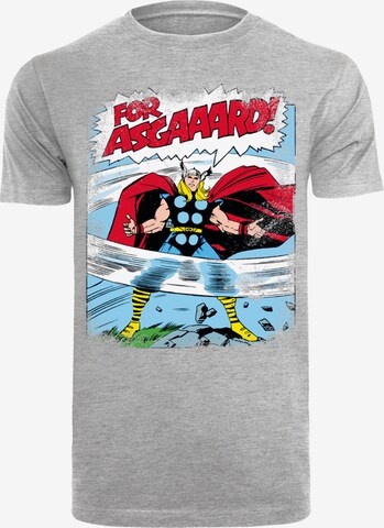 F4NT4STIC Shirt 'Marvel Thor Asgard' in Grijs: voorkant
