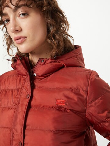 LEVI'S ® Tussenjas 'Edie Packable Jacket' in Rood