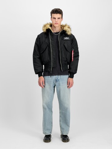 ALPHA INDUSTRIES Jacke '45P' in Schwarz
