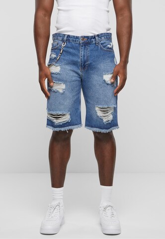 2Y Premium Regular Jeans in Blue: front