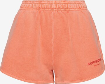 Superdry Regular Sportbroek in Oranje: voorkant