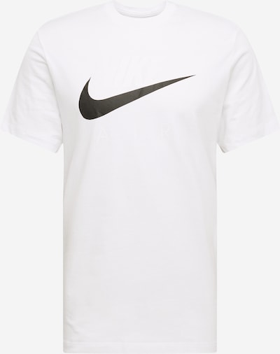 NIKE Functioneel shirt in de kleur Zwart / Wit, Productweergave
