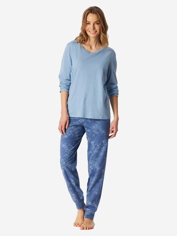SCHIESSER Pajama ' Nightwear Serie ' in Blue