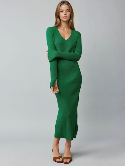 My fashion Robes en maille 'Strickkleider' en S-L en vert, Vue avec produit