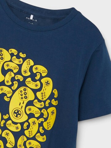 NAME IT T-Shirt 'PACMAN JUSTUS' in Blau