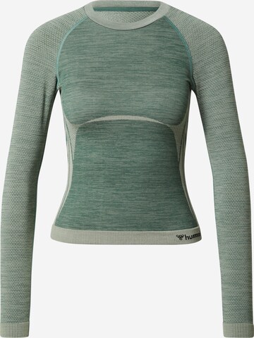 Hummel Performance Shirt in Green: front