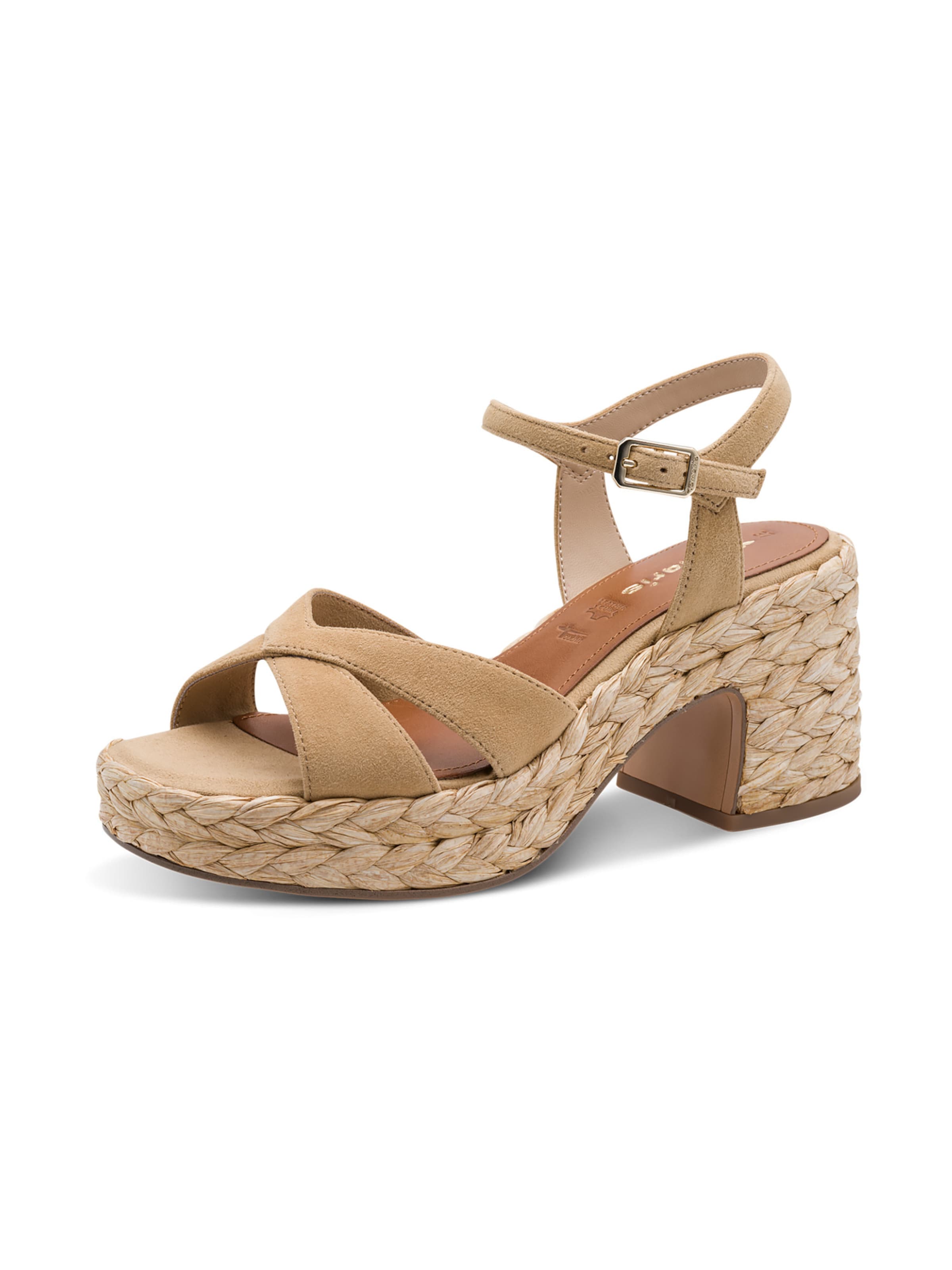 Tamaris Sandals in Brown: front