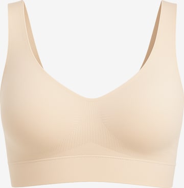 Justever Bralette Bra in Beige: front