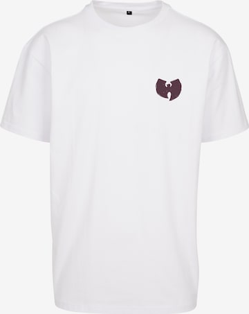 T-Shirt Mister Tee en blanc : devant