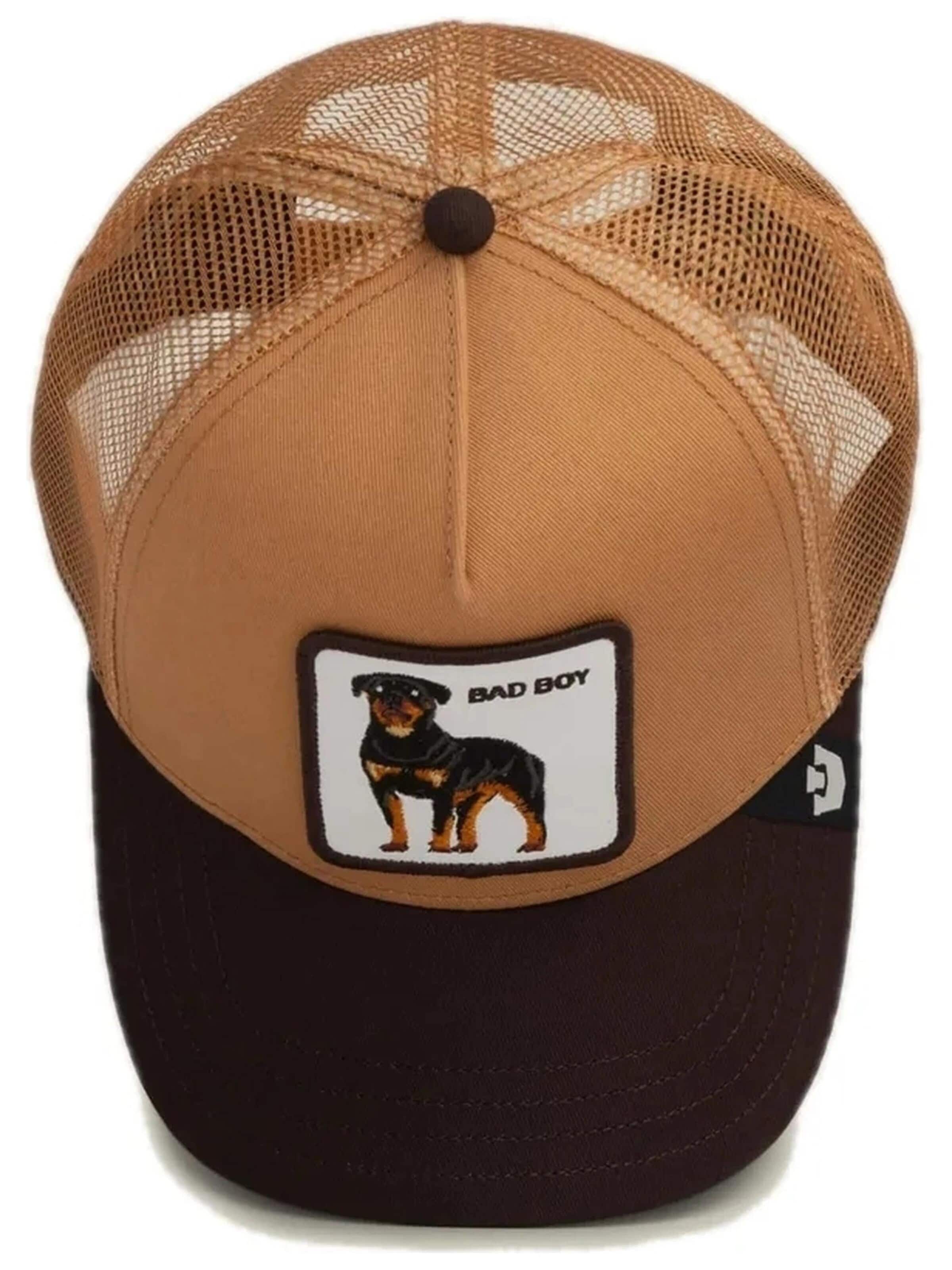 Casquette 'Gorra goorin tostada rottweiller bad boy hea02 trucker cap' GOORIN Bros. en beige