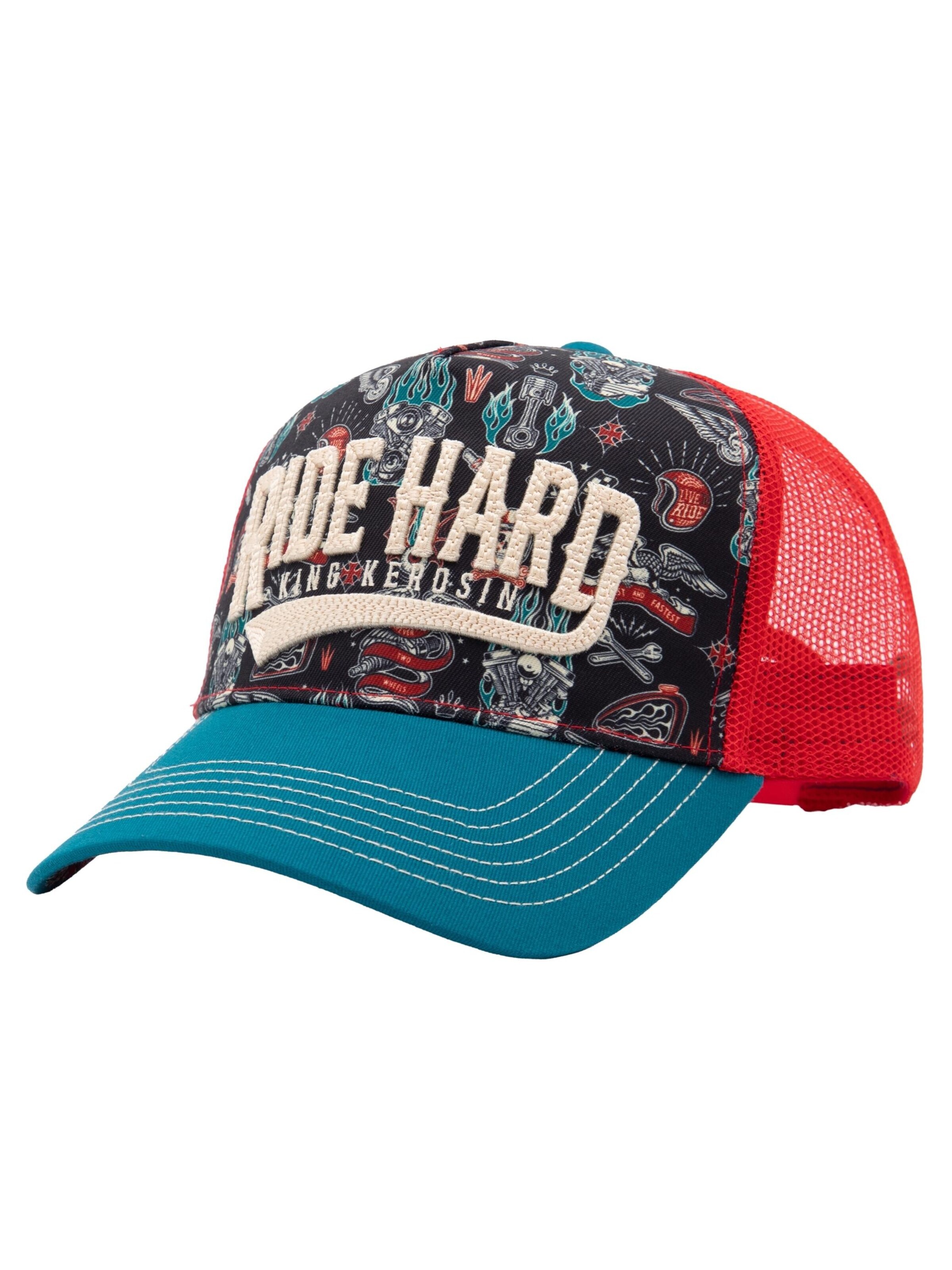 King Kerosin Cap 'Ride Hard' in Blue