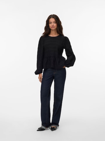 Chemisier VERO MODA en noir : devant