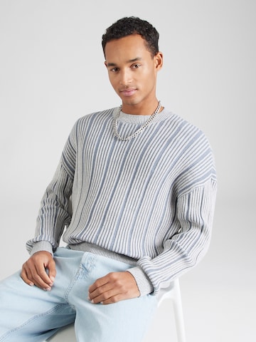 HOLLISTER Sweter w kolorze niebieski: przód