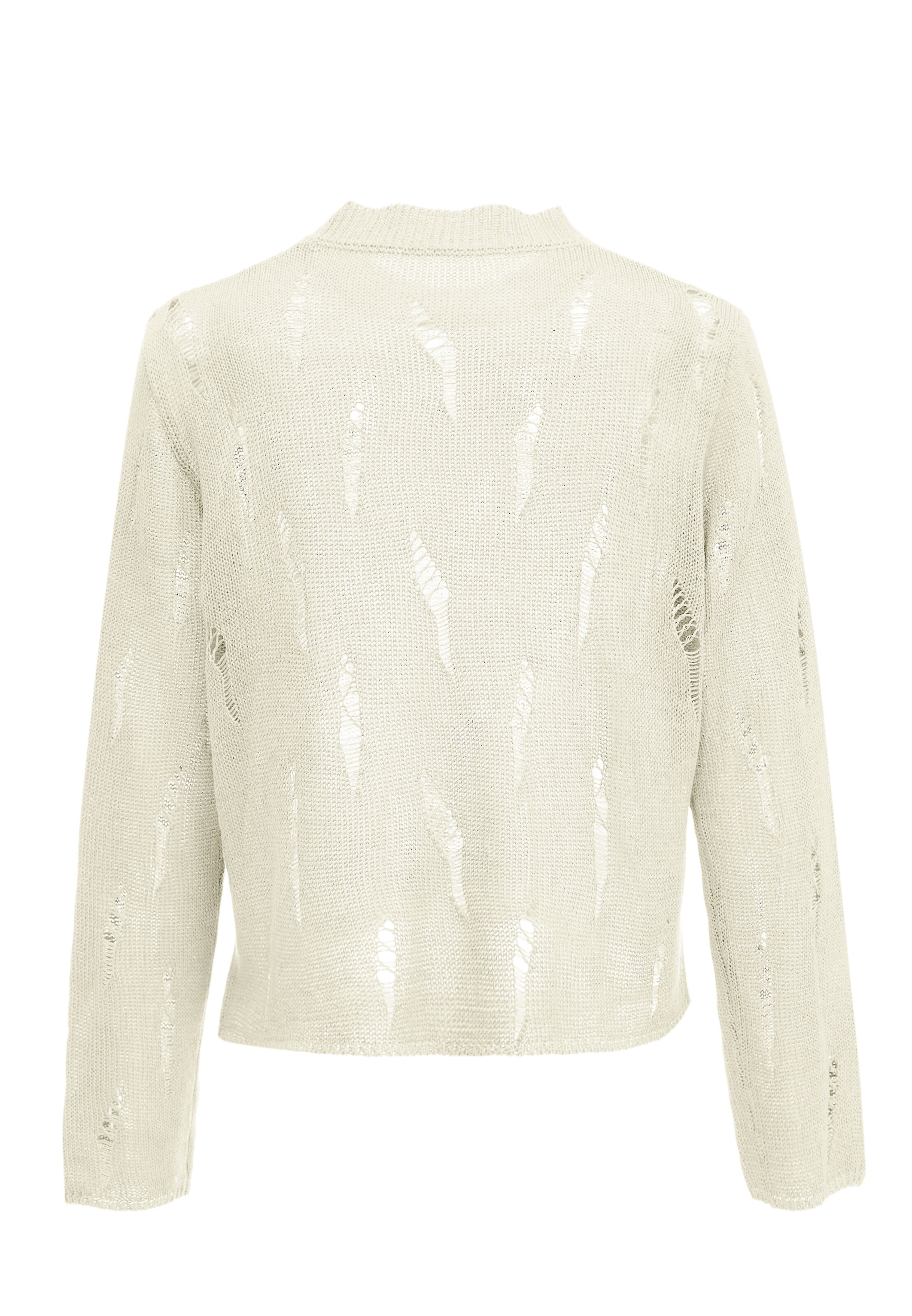 swirly - Pullover em branco