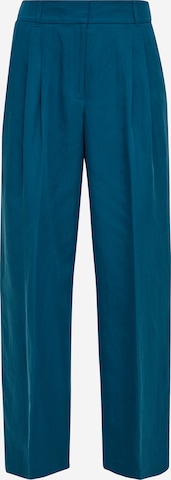 s.Oliver BLACK LABEL Pleat-Front Pants in Blue: front