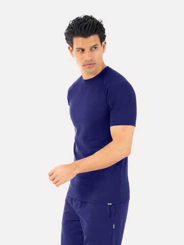 T-Shirt 'Delian' Smilodox en bleu