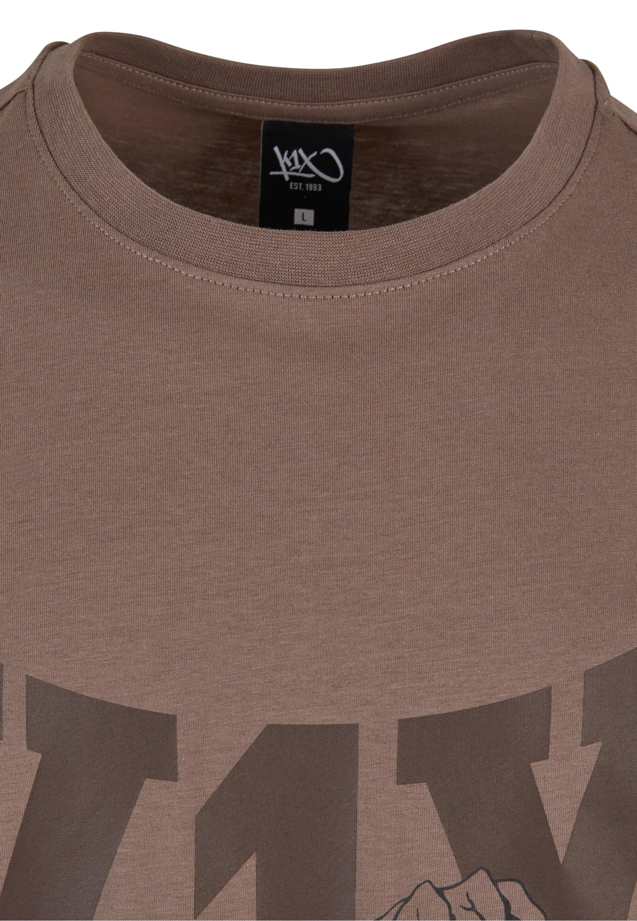 K1X Shirt 'Alien Smash' in Brown