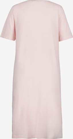 Ulla Popken Nachthemd in Pink