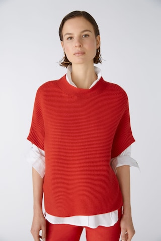 Pull-over OUI en orange : devant