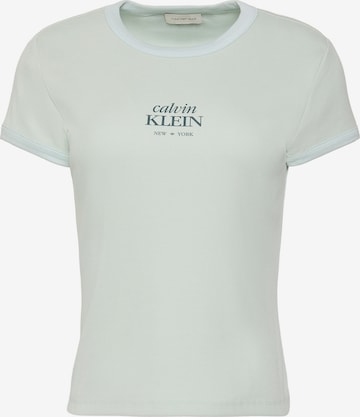 Calvin Klein Jeans Shirt in Groen: voorkant