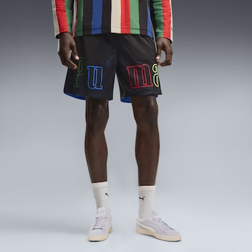 PUMA Loosefit Sportshorts 'Memory Lane' in Schwarz: Vorderseite