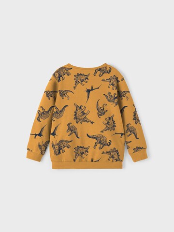 NAME IT - Sweatshirt 'Vifelix' em amarelo