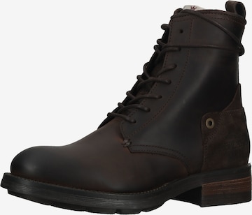 REPLAY Lace-Up Boots in Brown: front