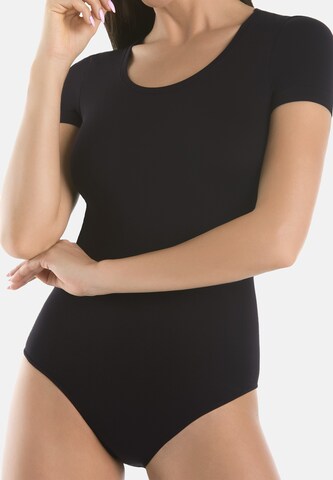 TEYLI Shirt bodysuit in Black