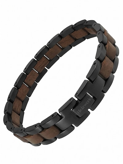 Holzwerk Armband 'JUESSEE' in 19 - 22 cm in braun, Produktansicht