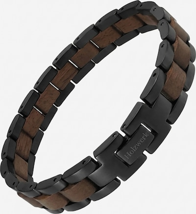 Holzwerk Armband 'JUESSEE' in 19 - 22 cm in braun, Produktansicht