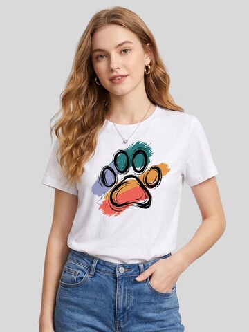 T-shirt 'Summer Short Sleeve Cotton Tops' LapaPlus en blanc : devant