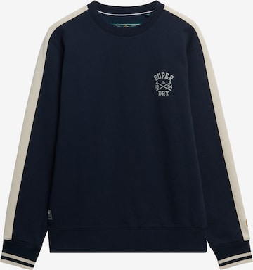 Sweat-shirt 'Athletic Club' Superdry en bleu : devant