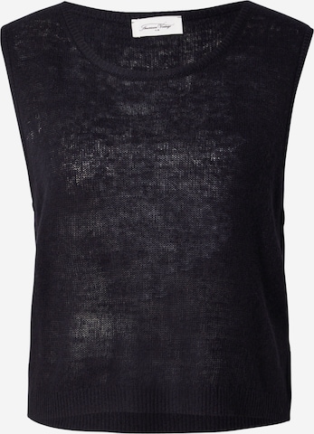 Pull-over 'DUMY' AMERICAN VINTAGE en noir : devant