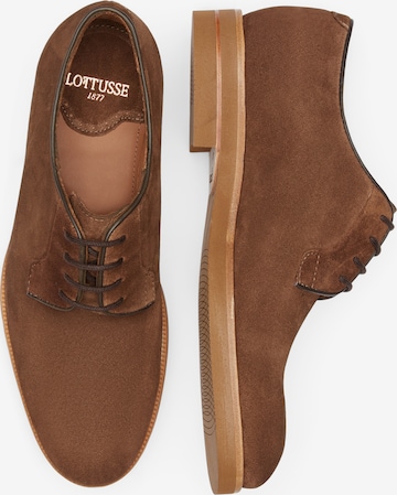 LOTTUSSE Lace-Up Shoes 'Niza' in Brown