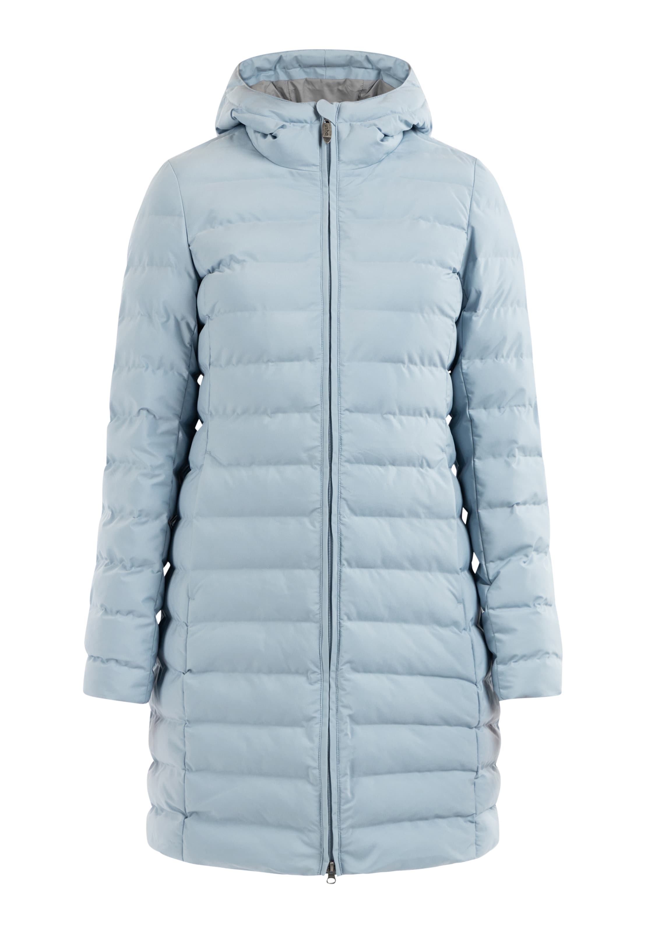 Manteau d’hiver usha BLUE LABEL en bleu : devant