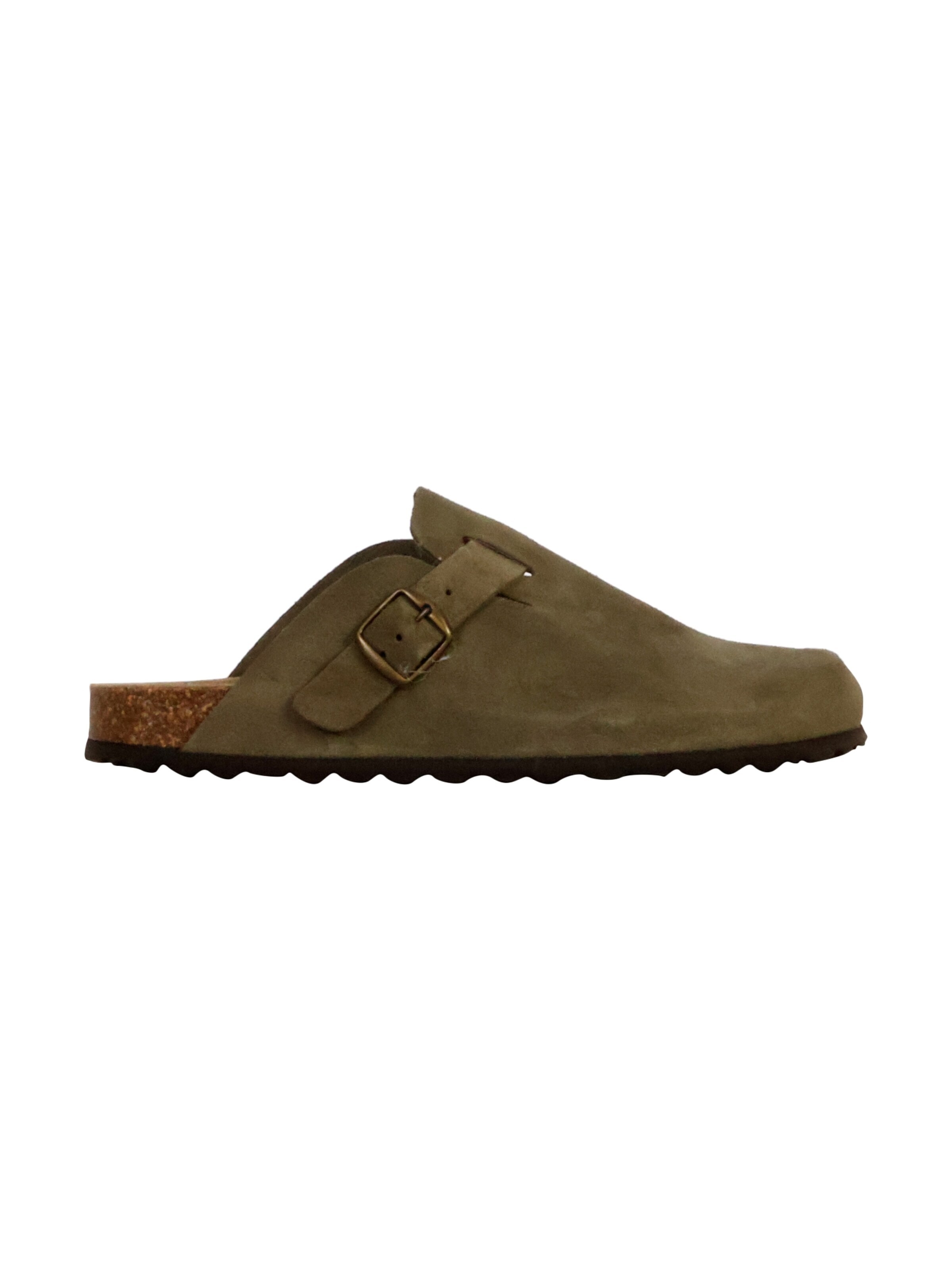The Divine Factory Mule 'Joasis-Lederpantoletten' in Green